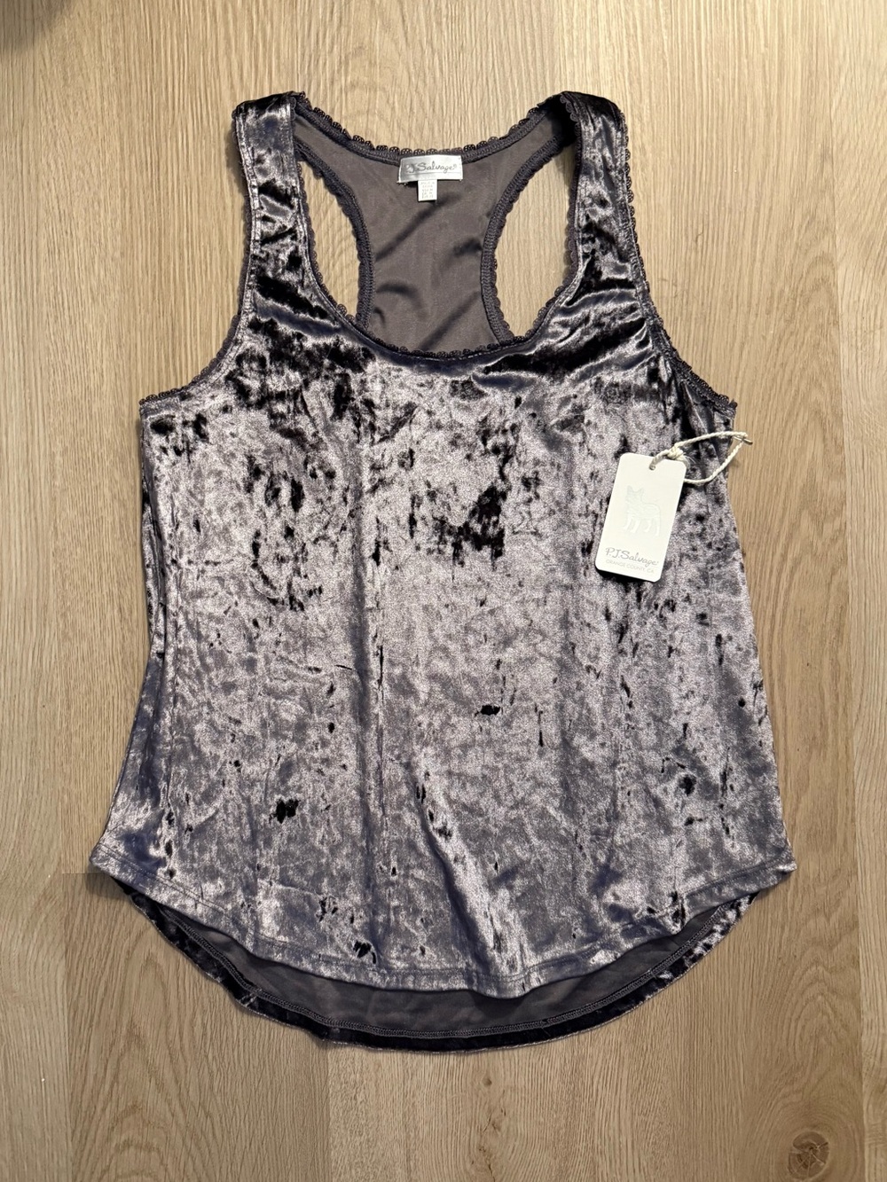 PJ Salvage Crushed Velvet Pajama Tank
